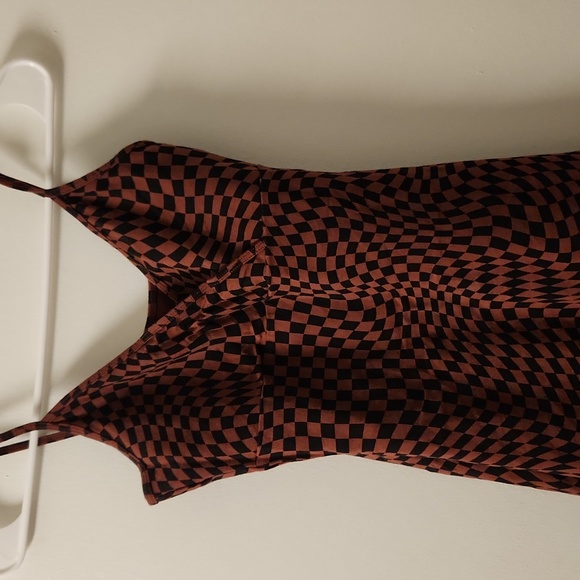 Wild Fable Spaghetti Strapped Checkered Mini Dress size S - Picture 4 of 9